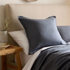 Linen Euro Sham NWT - Midnight color